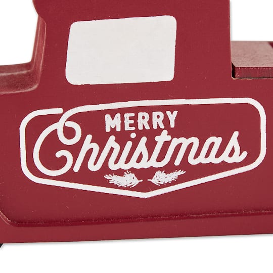 DII® Christmas Tree Truck Tabletop Block Calendar